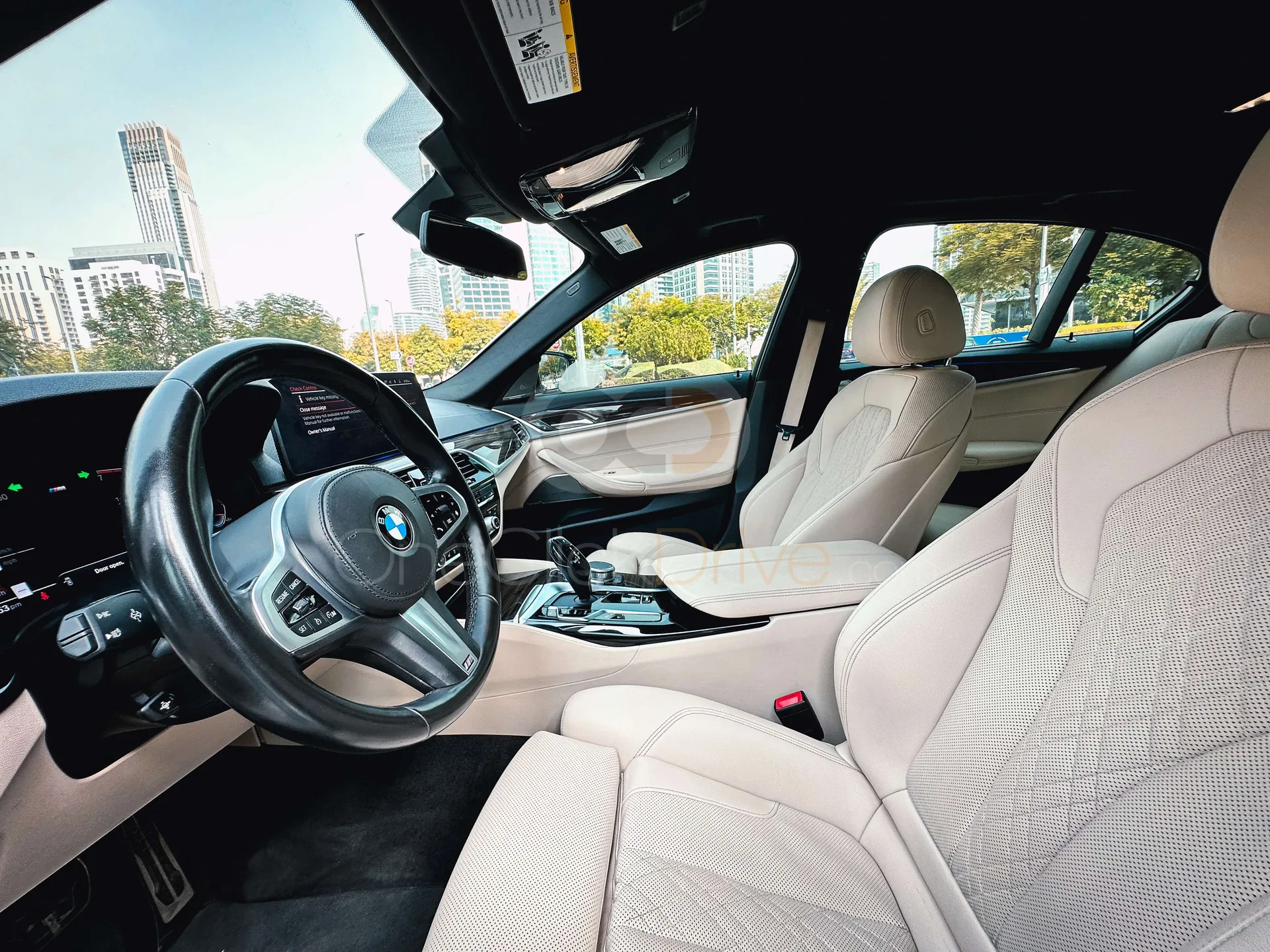 BMW 530i interior