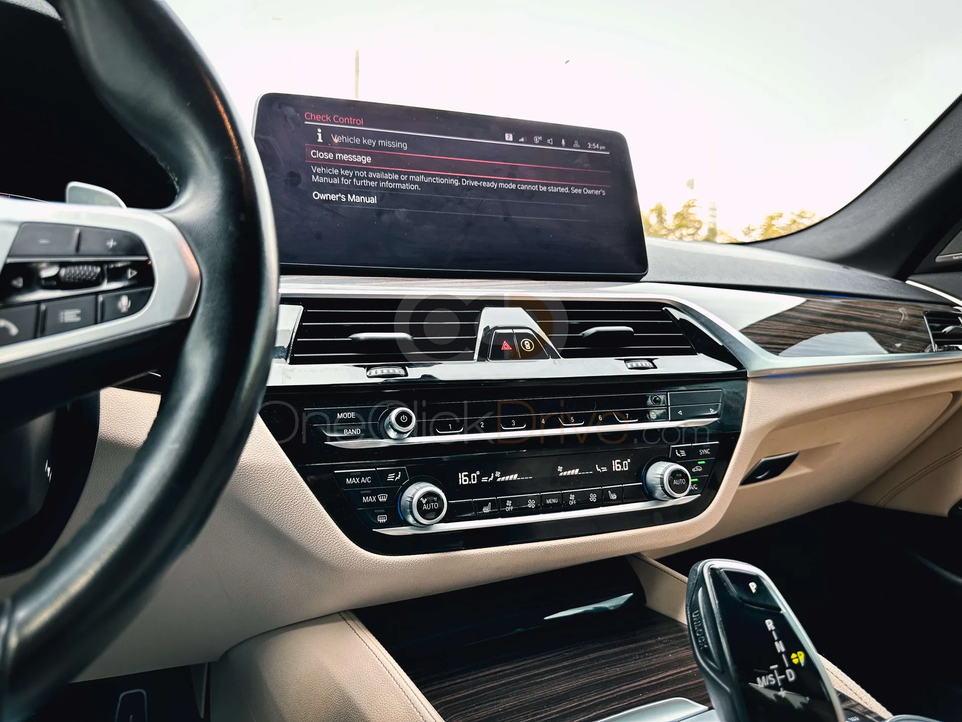 BMW 530i interior