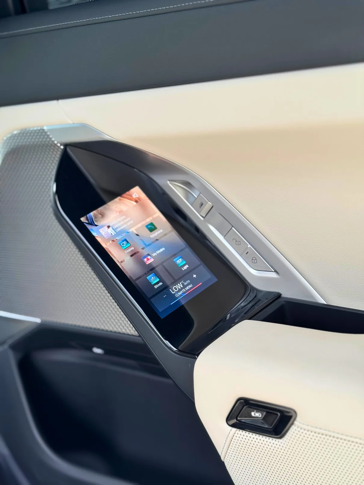 BMW 740 Nardo Gray interior