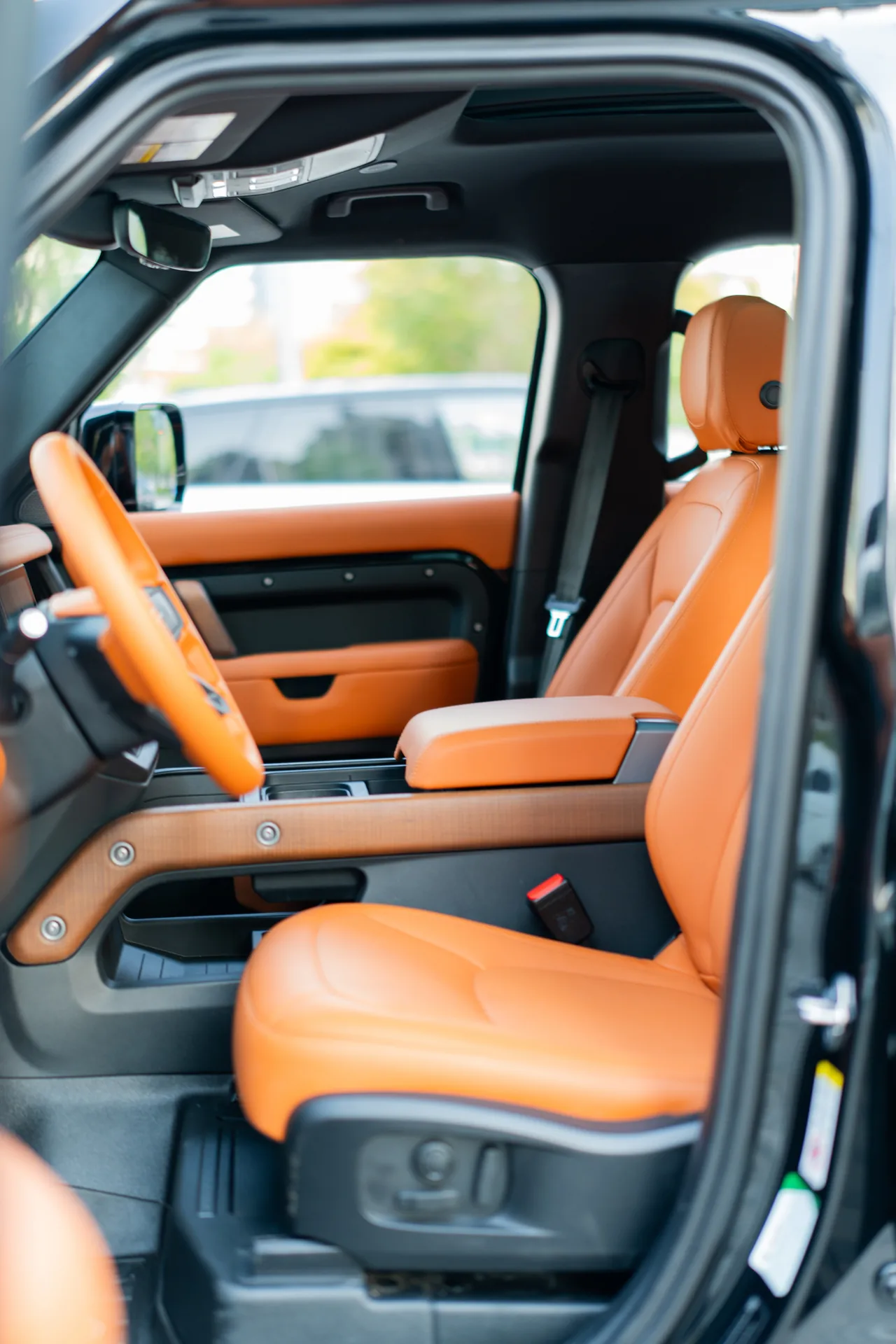 Land Rover Defender interior