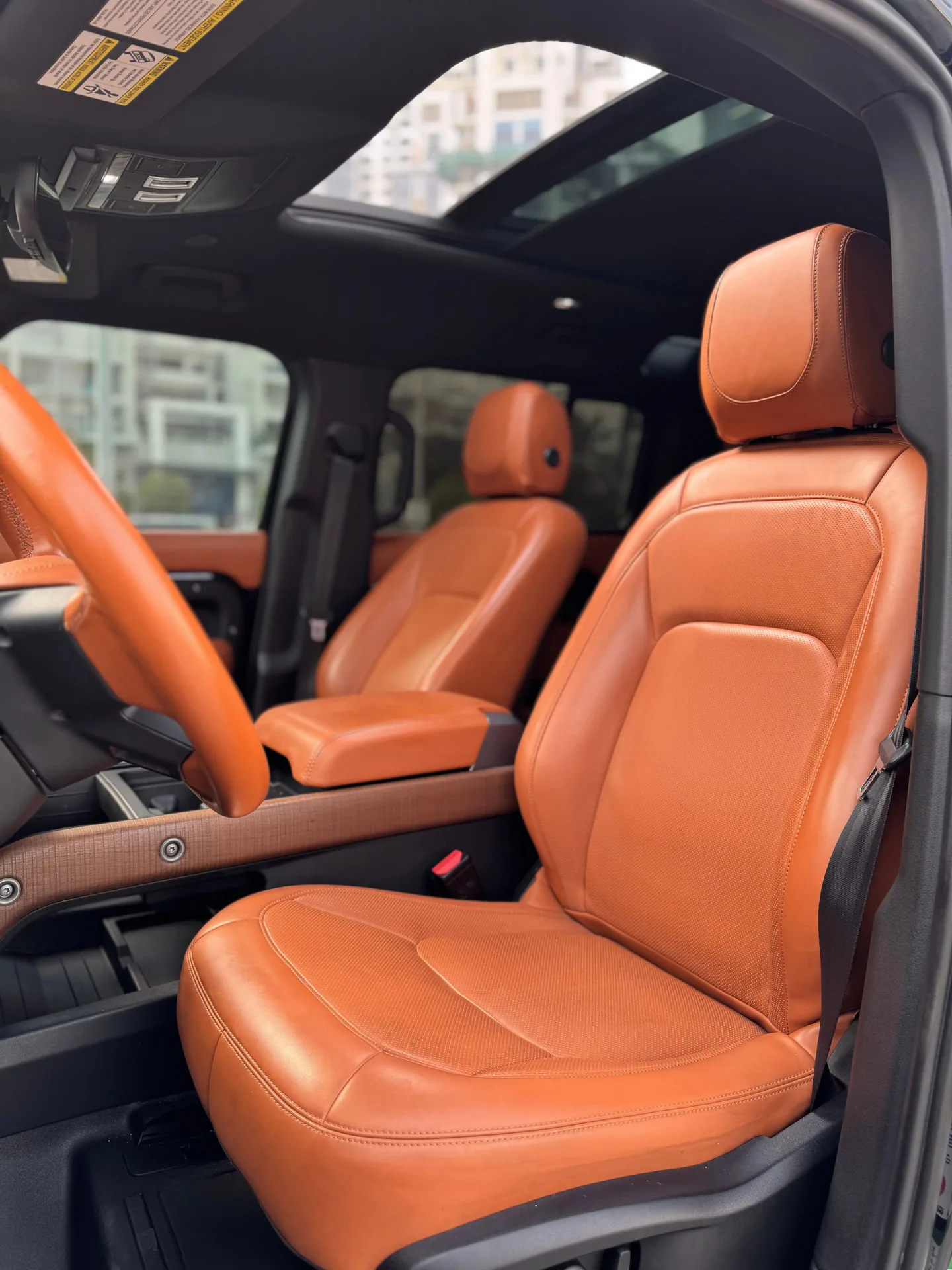Land Rover Defender interior