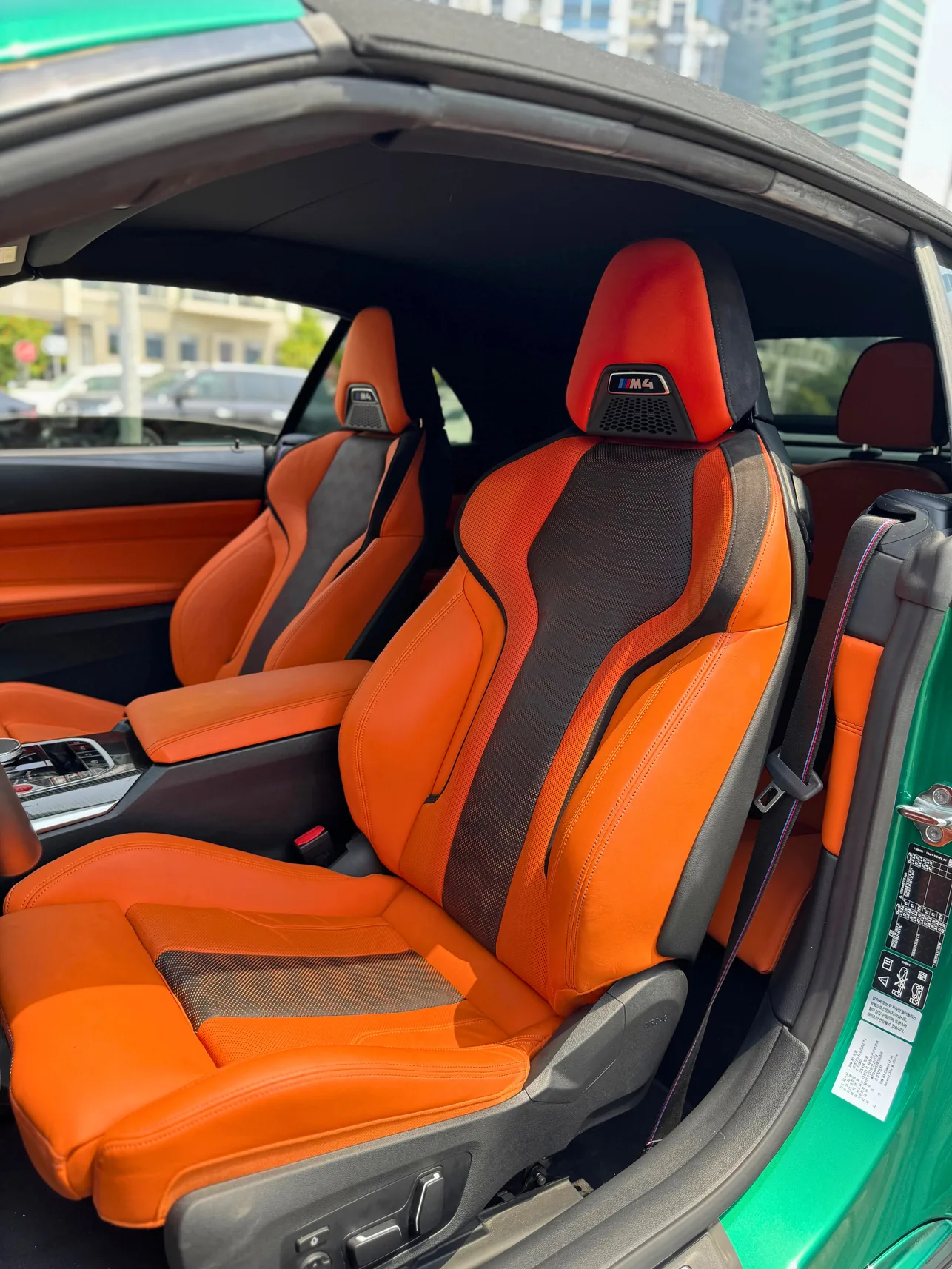 M4 Competition Convertible interior
