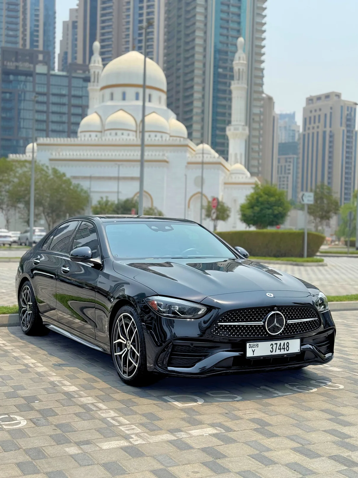 Mercedes C300 Black exterior