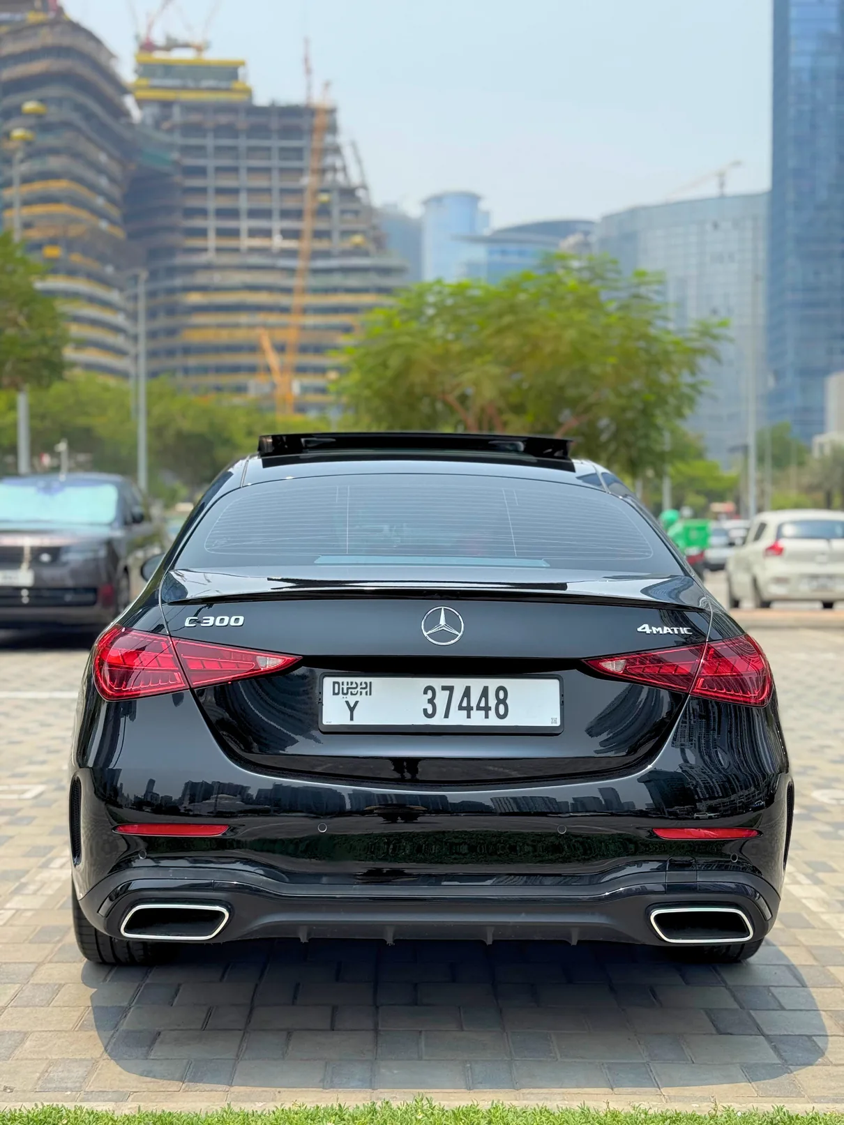 Mercedes C300 Black exterior