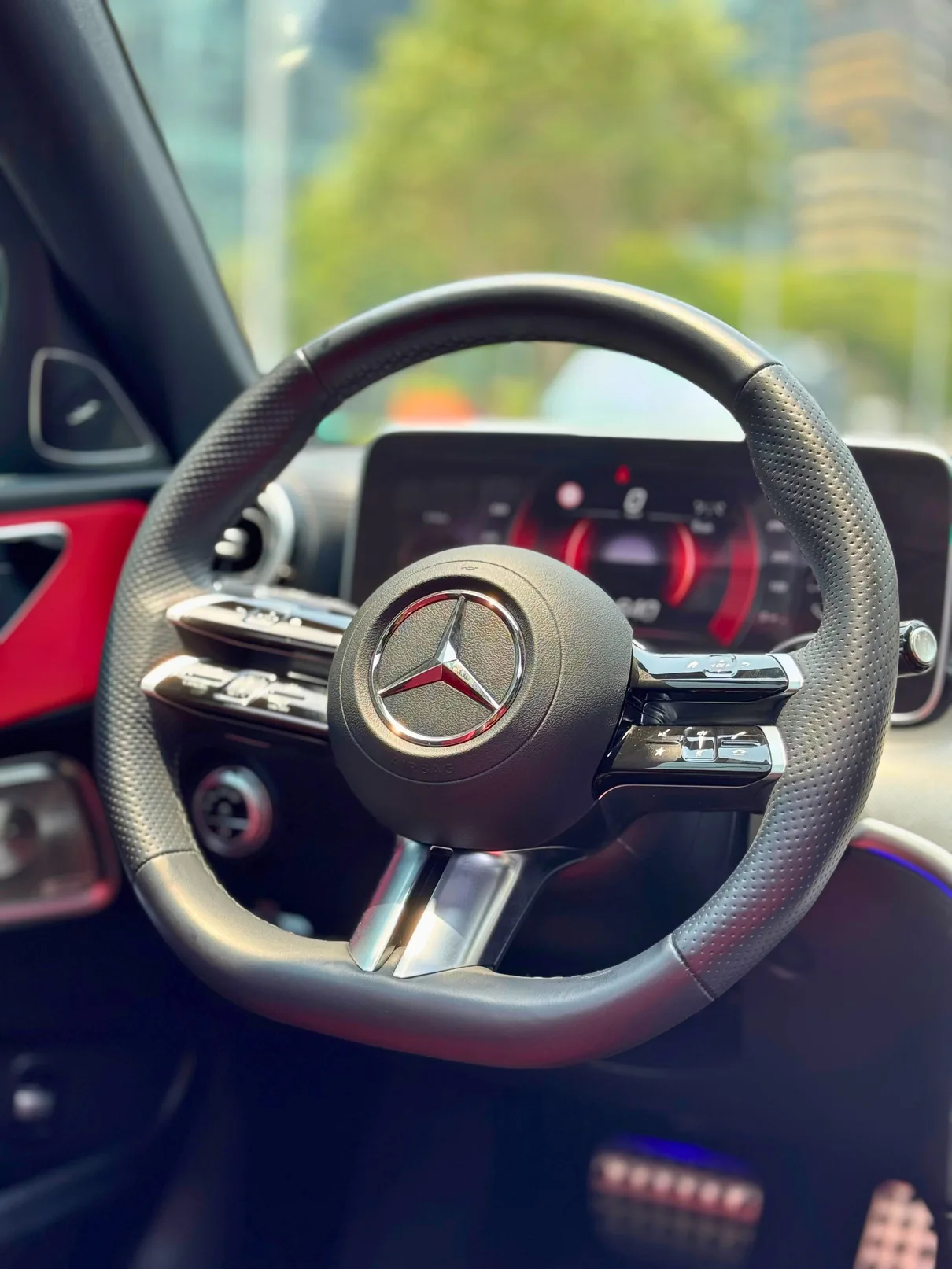 Mercedes C300 Black interior