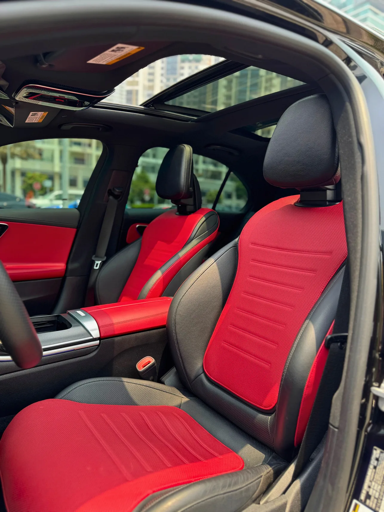 Mercedes C300 Black interior