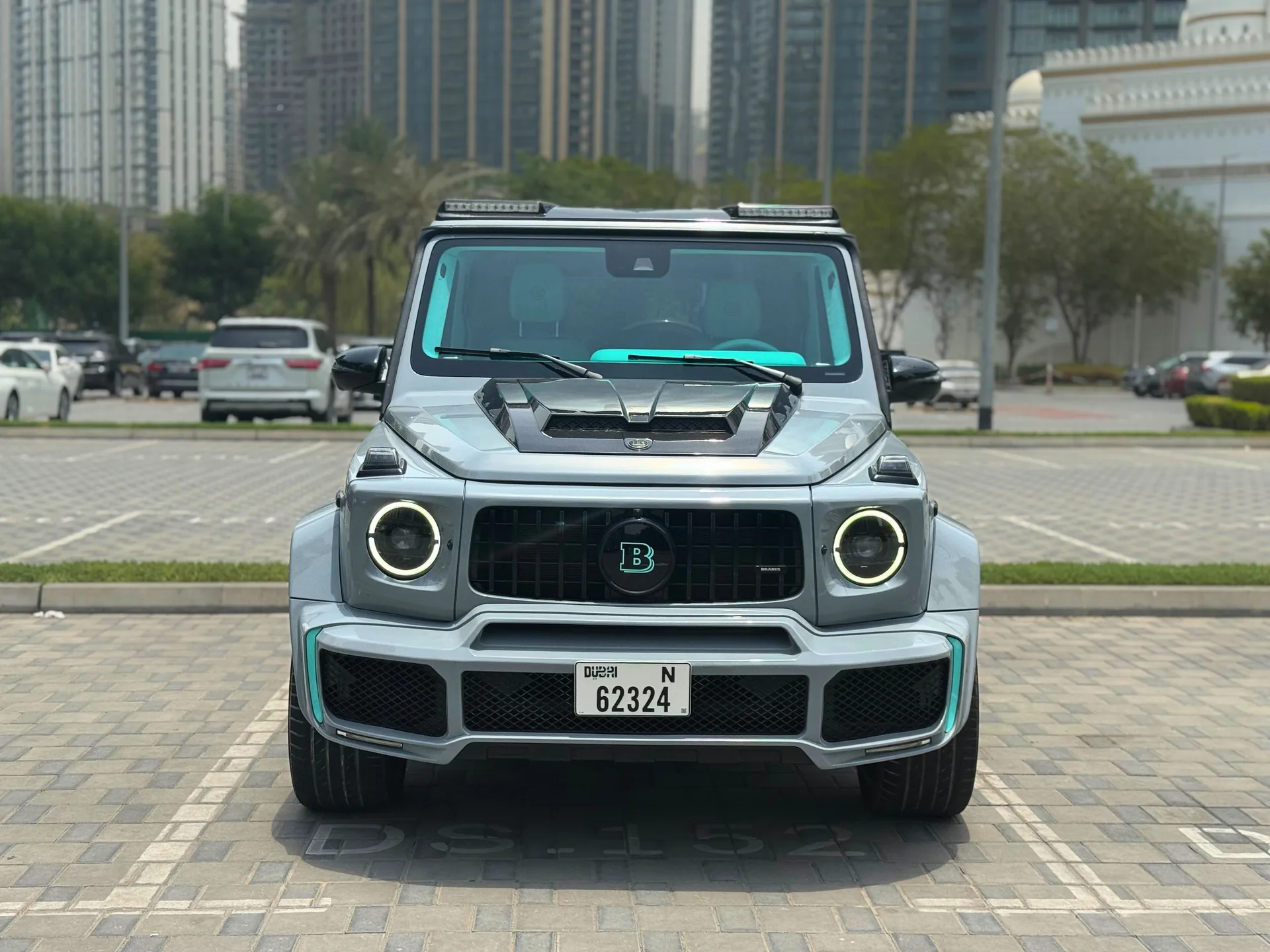 Mercedes G Brabus Gray & Tiffany Interior