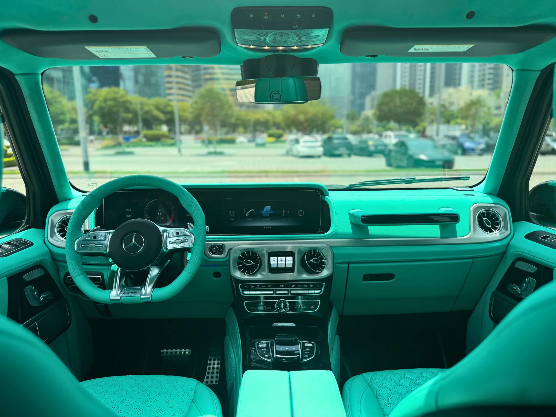 Mercedes G Brabus Gray & Tiffany Interior interior