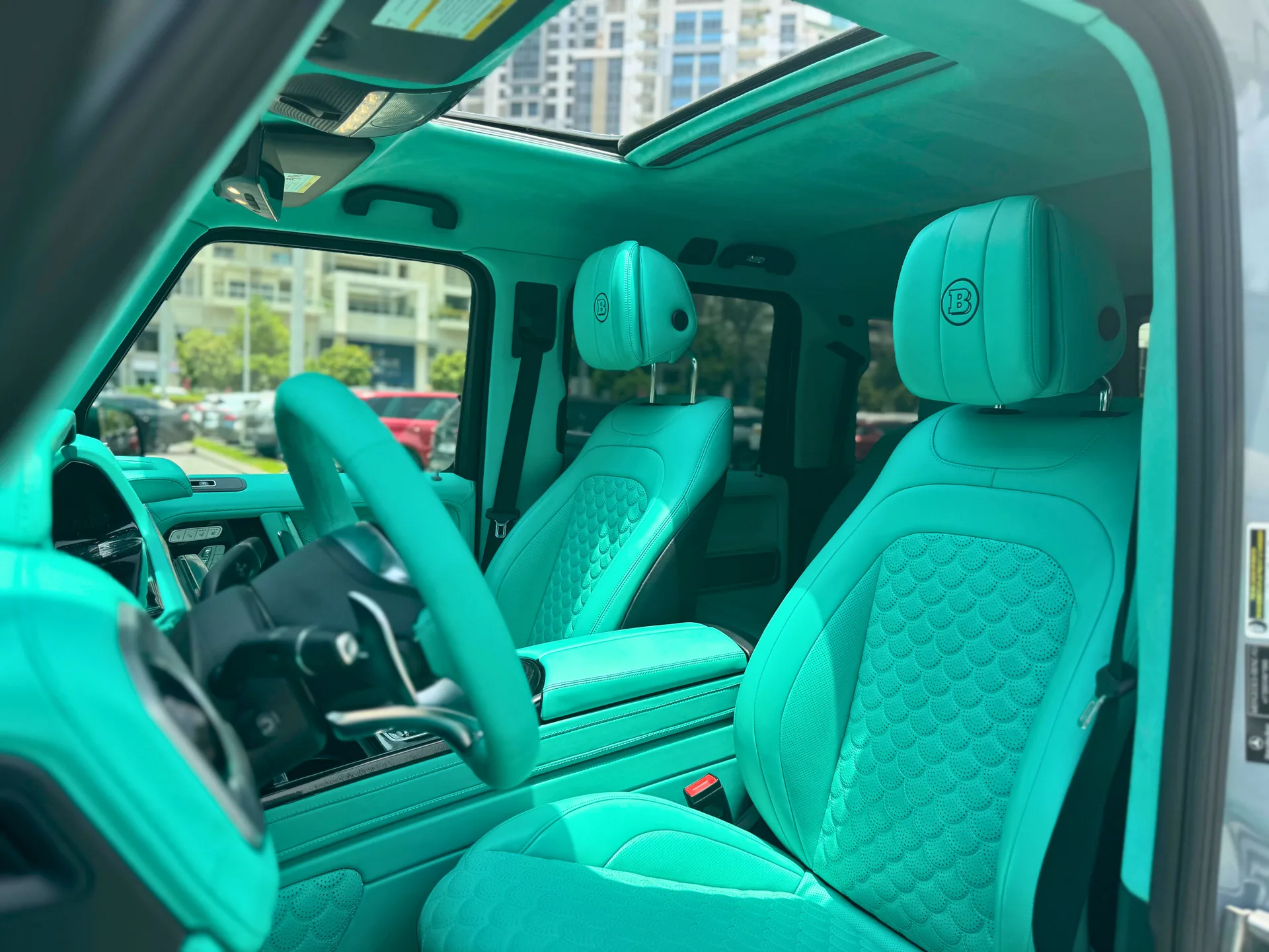 Mercedes G Brabus Gray & Tiffany Interior interior
