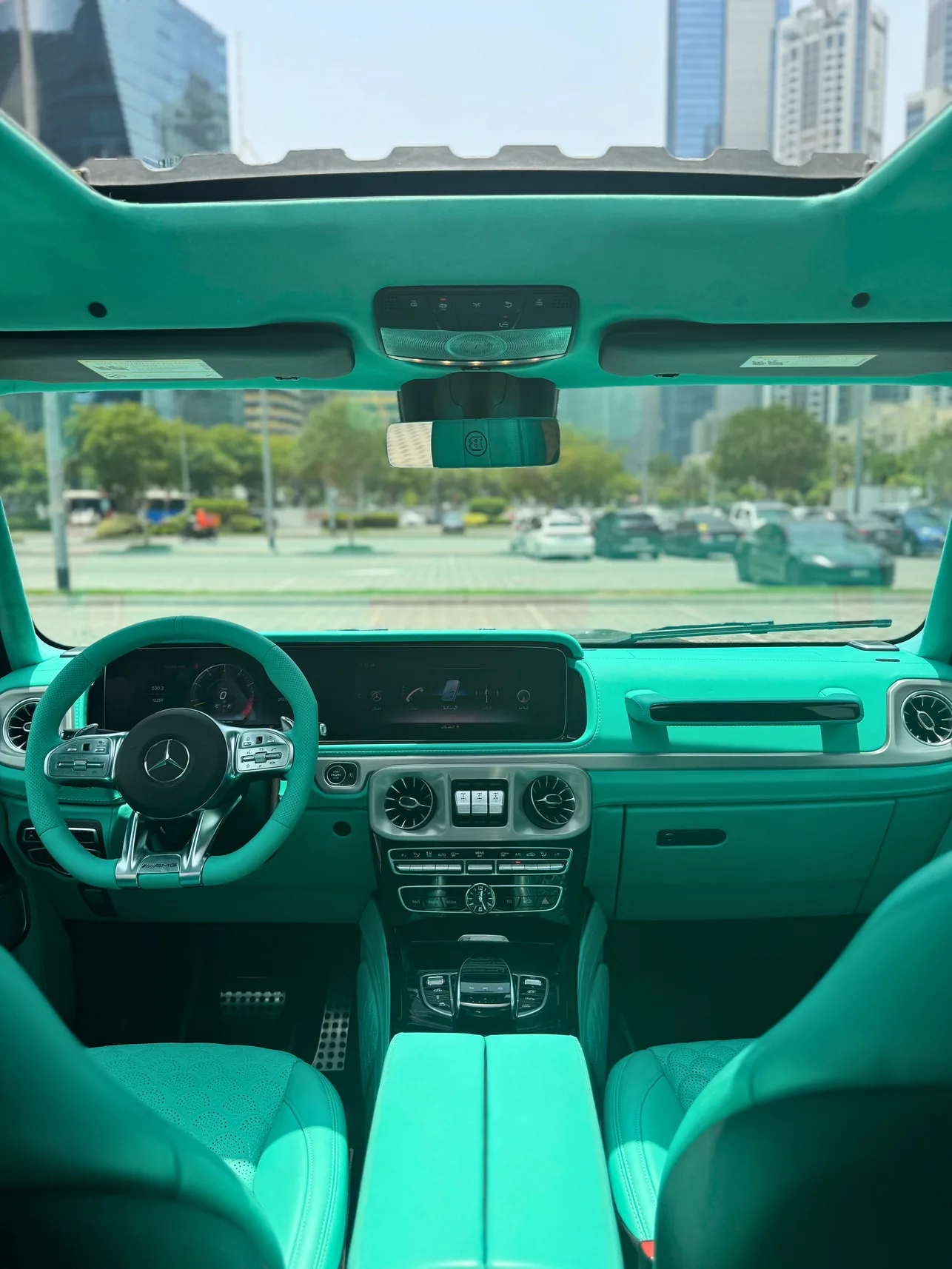 Mercedes G Brabus Gray & Tiffany Interior interior