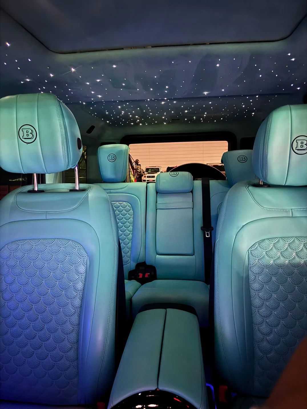 Mercedes G Brabus Gray & Tiffany Interior interior