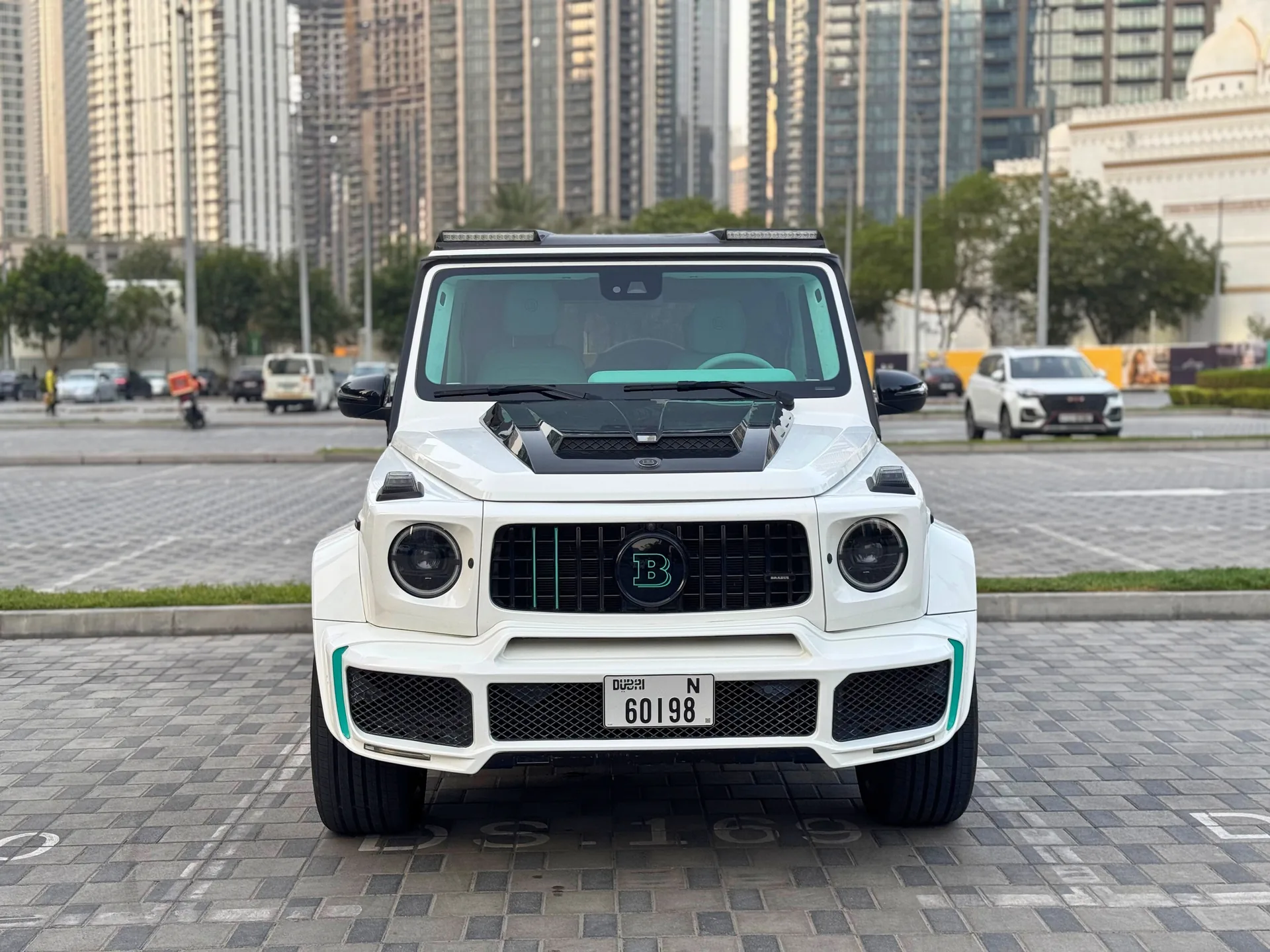 Mercedes G Brabus White & Tiffany Interior