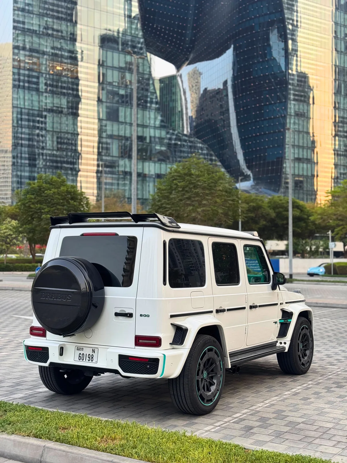 Mercedes G Brabus White & Tiffany Interior exterior