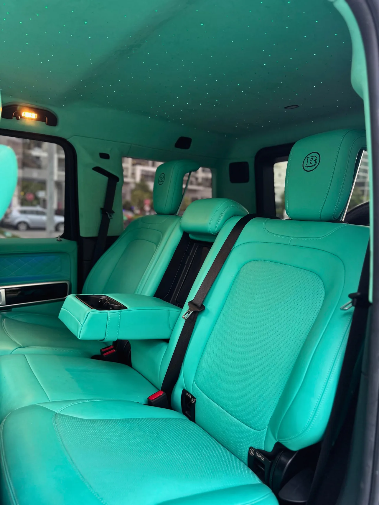Mercedes G Brabus White & Tiffany Interior interior