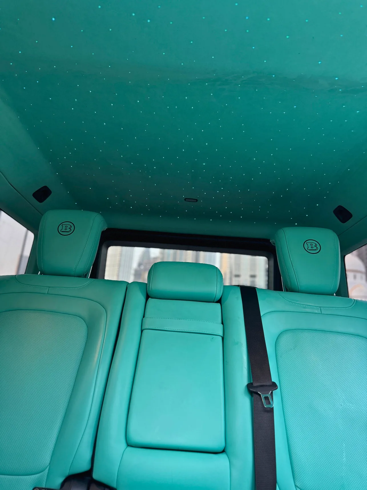 Mercedes G Brabus White & Tiffany Interior interior