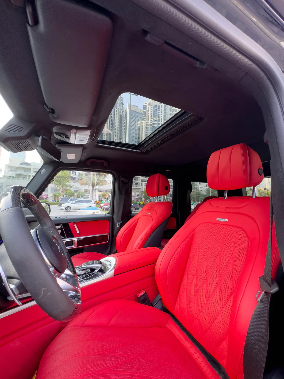 Mercedes G63 Black interior