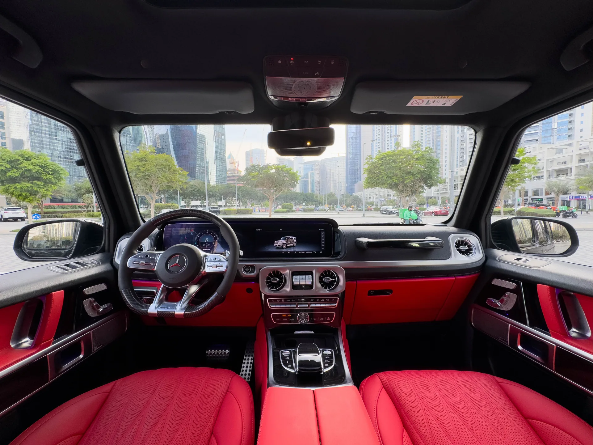 Mercedes G63 Black interior
