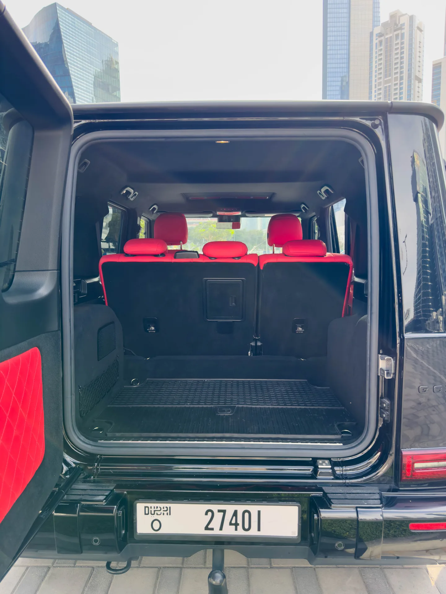 Mercedes G63 Black interior