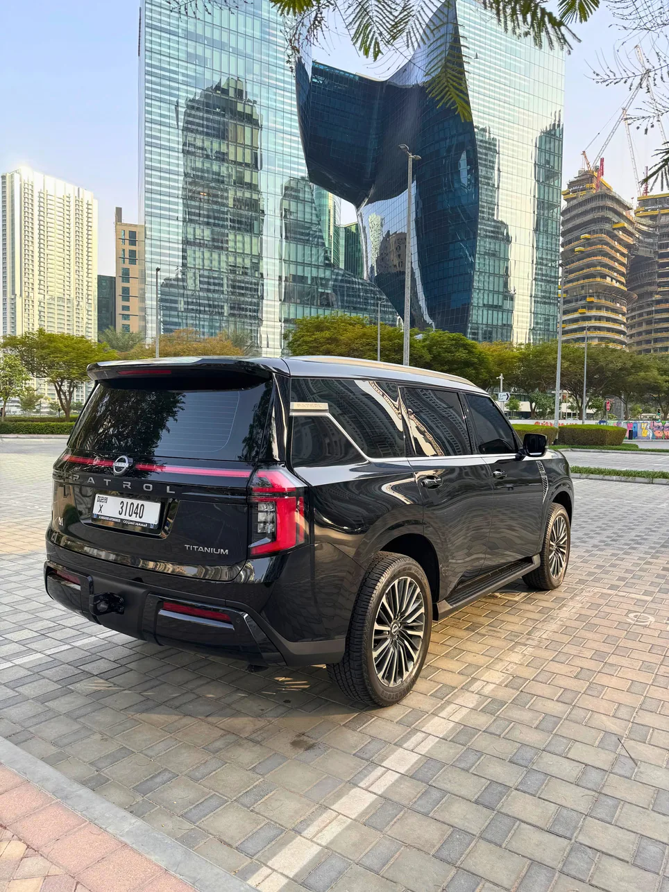 Nissan Patrol Black 8 Seats 2026 exterior
