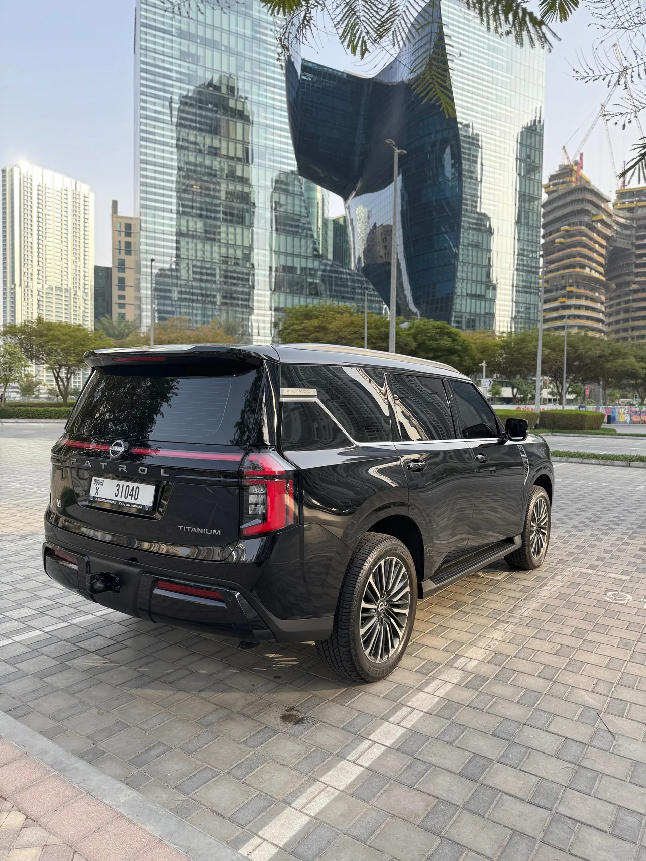 Nissan Patrol Black 8 Seats 2026 exterior