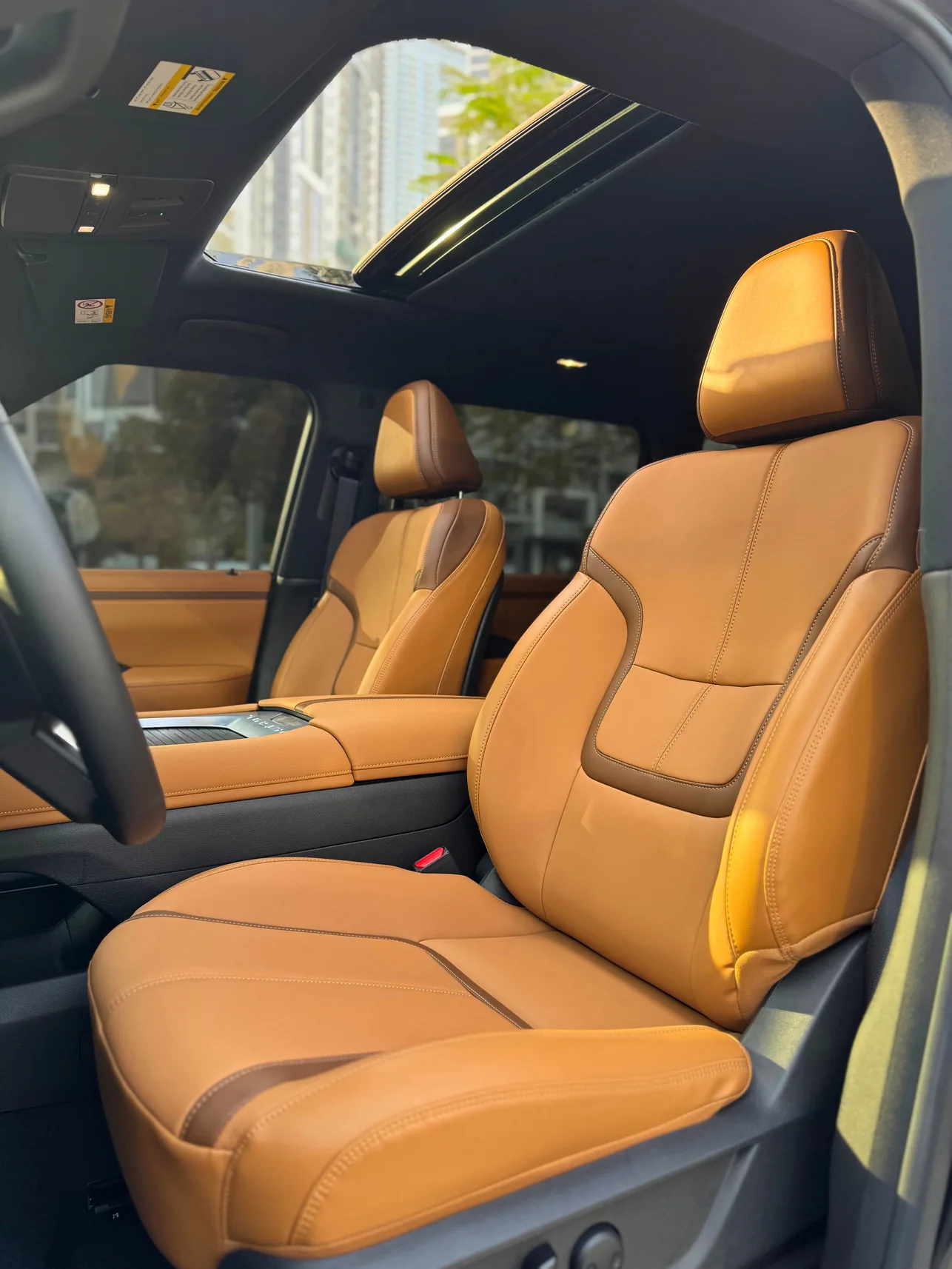 Nissan Patrol Black 8 Seats 2026 interior