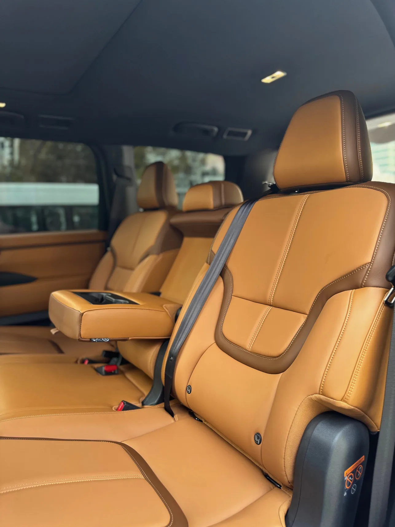 Nissan Patrol Black 8 Seats 2026 interior
